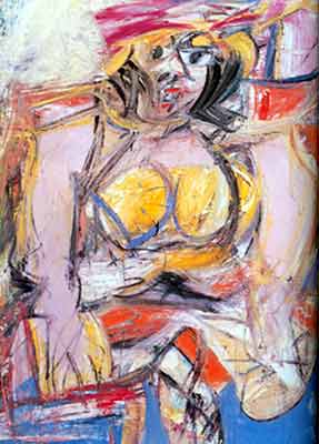 Willem De Kooning, Woman 1 Fine Art Reproduction Oil Painting